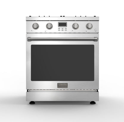 Alberta 30" | Silver |Full Gas Range